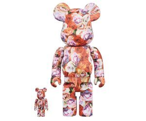 Bearbrick Mika Ninagawa Rose Figure 100% & 400% Set (2017) Medicom Toy Urban Art